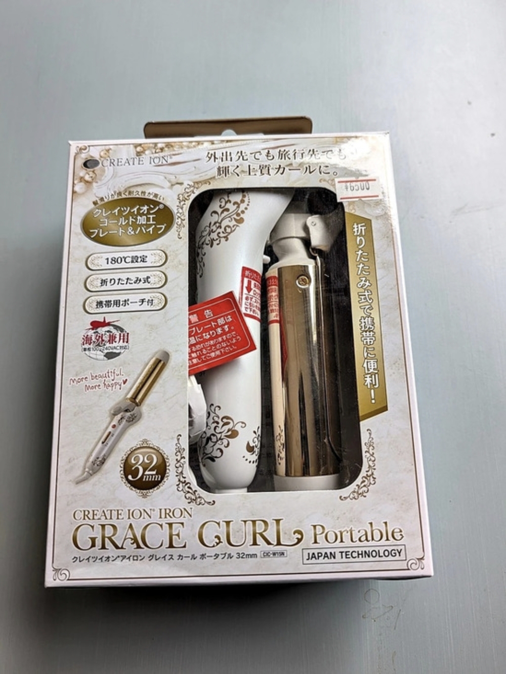 CREATE ION Grace Curl Portable Curling Iron Like New